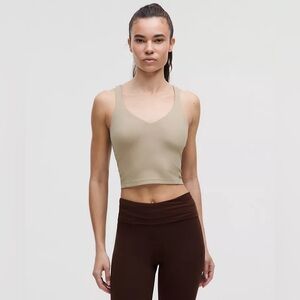 Lululemon Align Tank Top Sheer Oak Beige Tan Brand size 6 new with tag attached